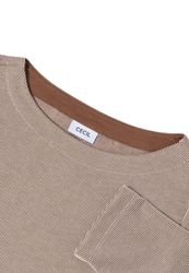 CECIL Langarmshirt - Damenshirt im Streifen-Look günstig online kaufen