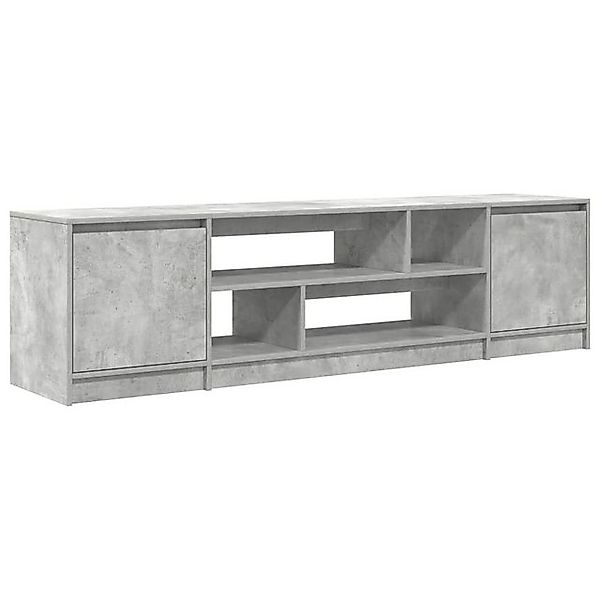 vidaXL TV-Schrank TV-Schrank Betongrau 188,5x41x50 cm Holzwerkstoff (1-St) günstig online kaufen