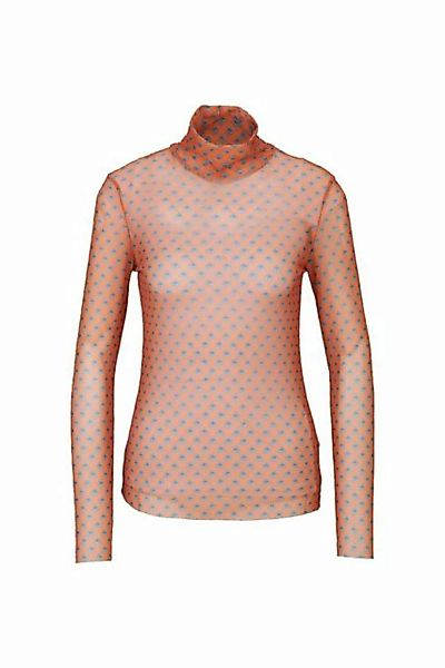 Rich & Royal Langarmshirt Longsleeve mesh mit Turtle Neck günstig online kaufen