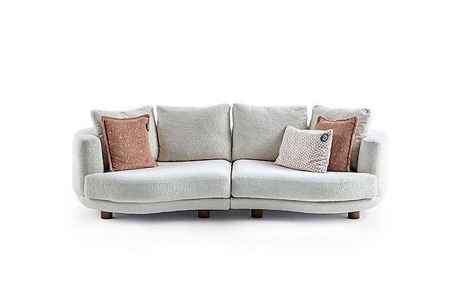 Xlmoebel 3-Sitzer Modernes Designer Wohnzimmer-Sofa in Weiß mit einem luxur günstig online kaufen