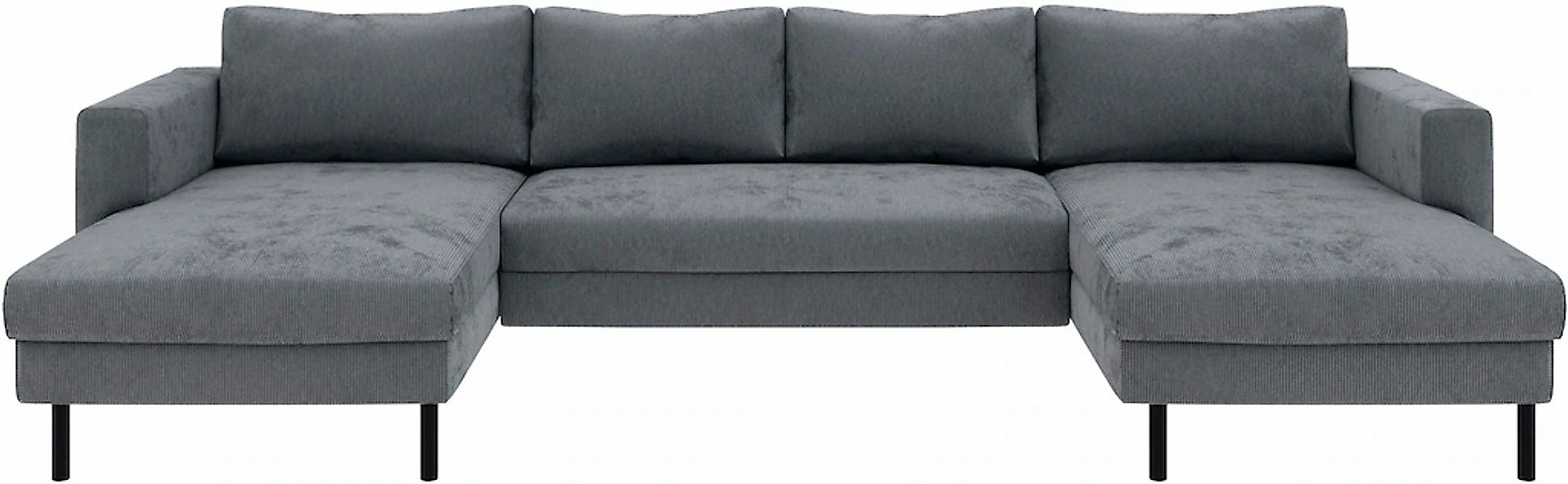 TRENDMANUFAKTUR Wohnlandschaft "Amazing II, wahlw. mit Schlaffunktion & Bet günstig online kaufen