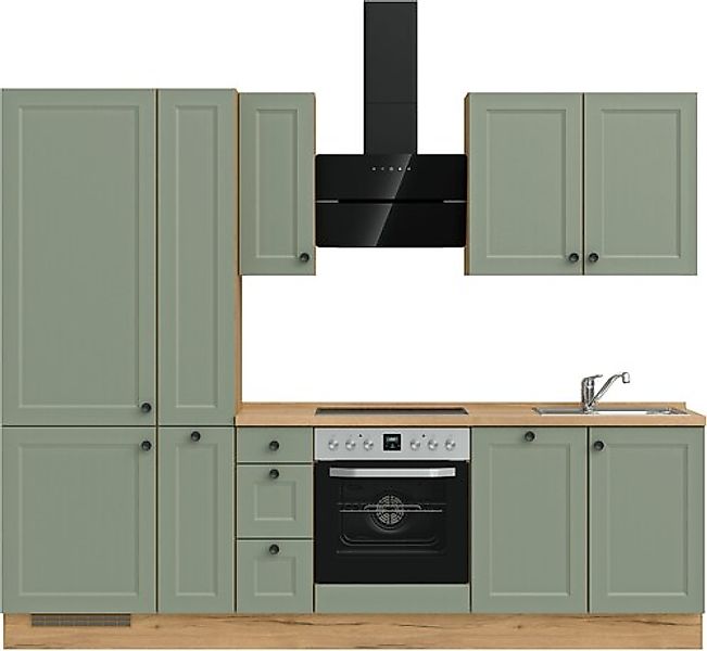 nobilia® Küchenzeile »"Cascada II"«, vormontiert, Breite 270 cm, Ausrichtun günstig online kaufen
