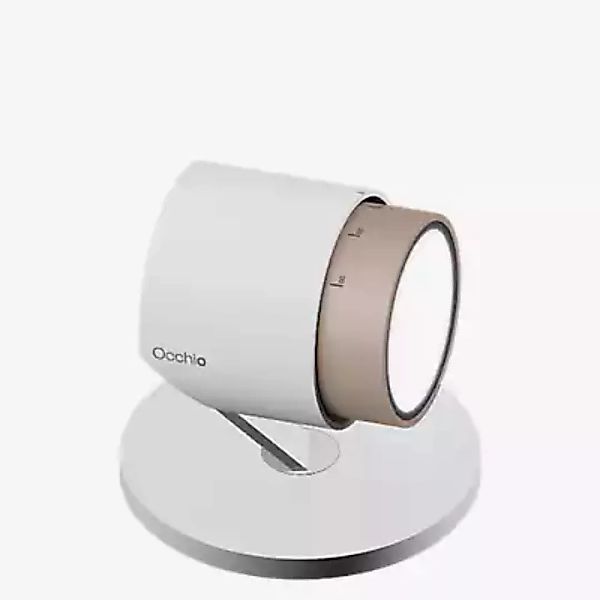 Occhio Lui Basso Zoom Tischleuchte LED, Kopf weiß matt/Body weiß matt/Fuß w günstig online kaufen
