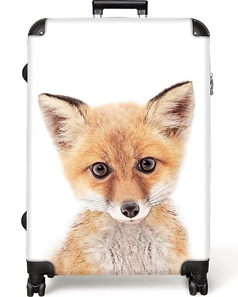 NoBoringSuitcases.com© Hartschalen-Trolley Fuchs - Tiere - günstig online kaufen