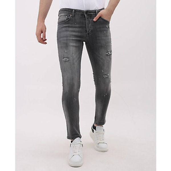 Mario Morato  Slim Fit Jeans Stonewashed Slim Jeans Mit Rissen – günstig online kaufen