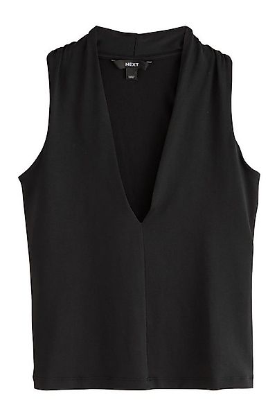 Next V-Shirt Ärmelloses Polyamid-Top mit tiefem V-Ausschnitt (1-tlg) günstig online kaufen