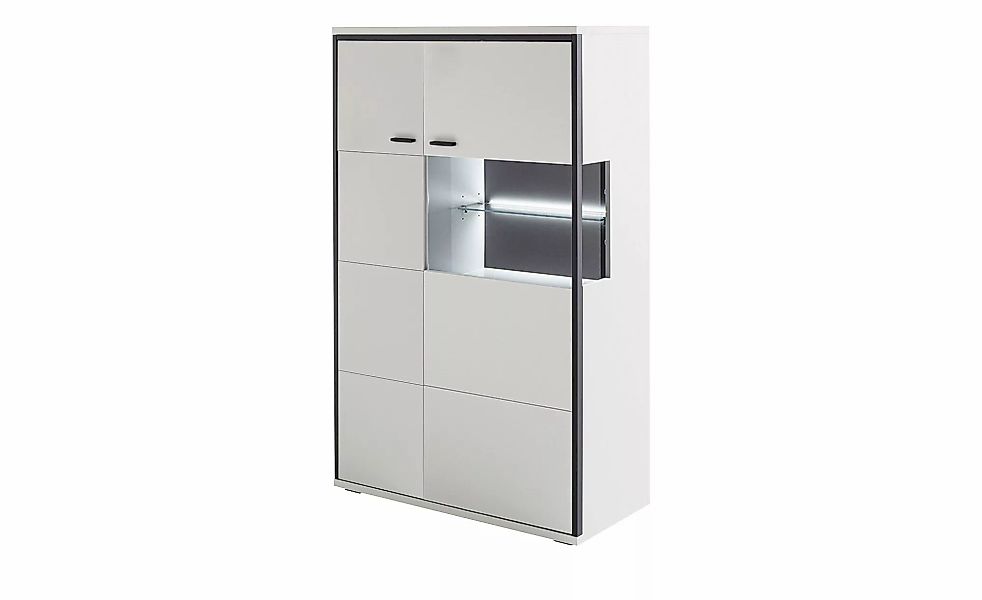 uno Highboard  Orella ¦ weiß ¦ Maße (cm): B: 84 H: 136 T: 38.0 Kommoden & S günstig online kaufen