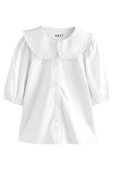Next Shirtbluse Bluse mit Rüschenkragen, Klettverschluss günstig online kaufen
