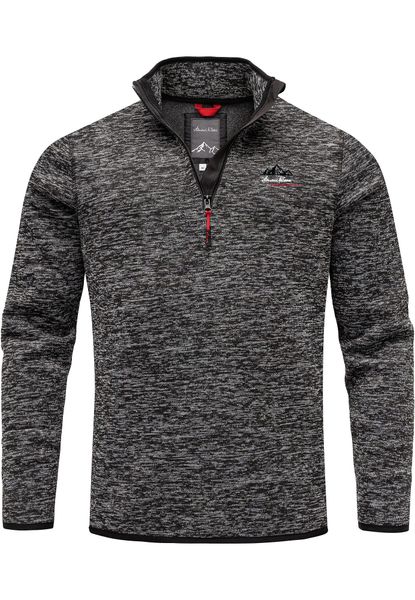 Amaci&Sons Sweatshirt AMES Fleecejacke Herren Troyer günstig online kaufen