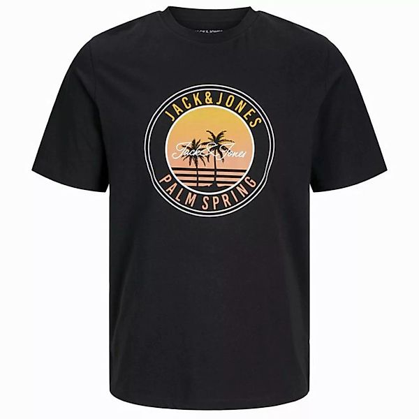 Jack & Jones Rundhalsshirt Jack&Jones T-Shirt XXL schwarz JJPALM Palmenprin günstig online kaufen