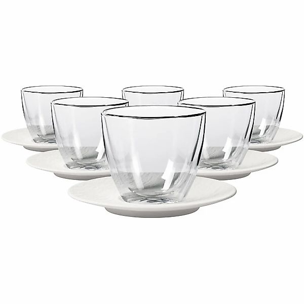 Villeroy & Boch Latte-Macchiato-Glas "Café au Lait-Set Manufacture Rock 250 günstig online kaufen
