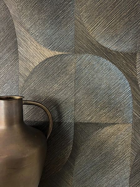Newroom Vliestapete, Braun Tapete Modern Muster günstig online kaufen