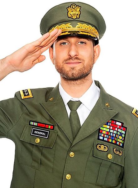 Maskworld Kostüm Generalsmütze - Fasching Karneval Kostüm Halloween, Verlei günstig online kaufen