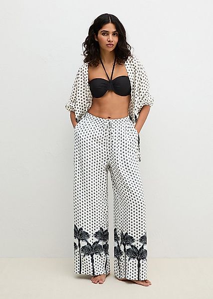 Marc O'Polo Strandhose Beach Cover-Up Strandhose, sommerlicher Allover-Prin günstig online kaufen
