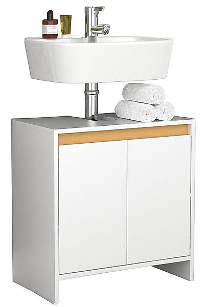 VCM Waschbeckenunterschrank Holz Badmöbel Badunterschrank Waschbecken günstig online kaufen