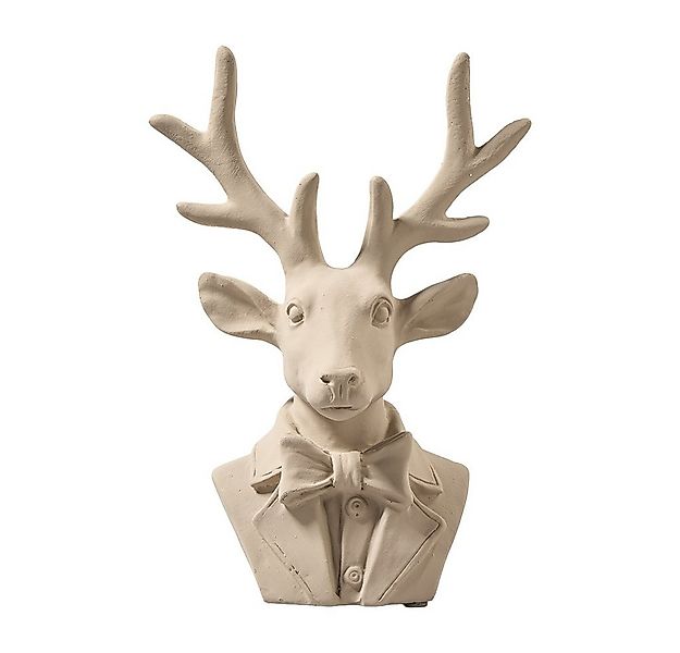 Florissima Dekofigur Polyresin Rentier Principal 11x19,5x28 cm creme Weihna günstig online kaufen