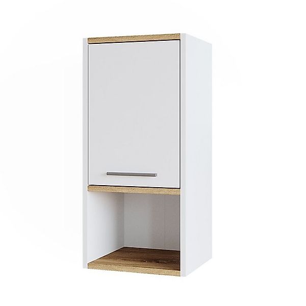 Vicco Badschrank Elvio Weiß/Sonoma 32 x 68 cm günstig online kaufen