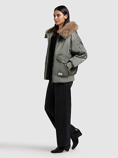 khujo Bomberjacke "CELA" mit Kapuze günstig online kaufen