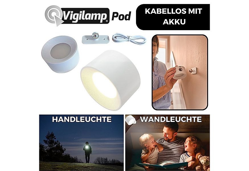 Best Direct® LED Wandleuchte Vigilamp Pod, 6, LED fest integriert, Tageslic günstig online kaufen