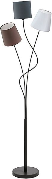EGLO Stehlampe MARONDA Stehlampe, Stahl und Textil, E14, IP20, Wohnzimmerla günstig online kaufen