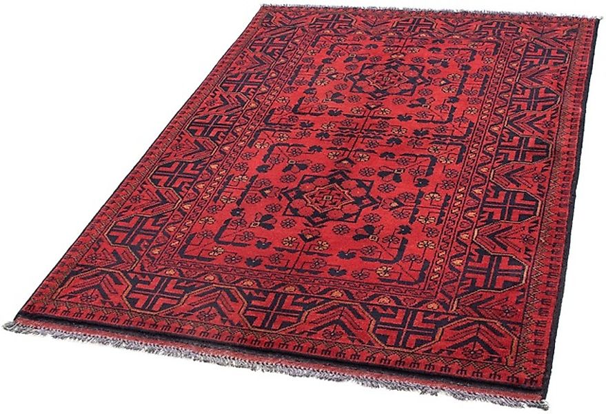 morgenland Orientteppich »Afghan - Kunduz - 144 x 98 cm - dunkelrot«, recht günstig online kaufen