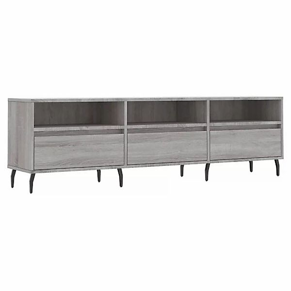 vidaXL TV-Schrank Grau Sonoma 150x30x44,5 cm Holzwerkstoff  Modell 5 günstig online kaufen