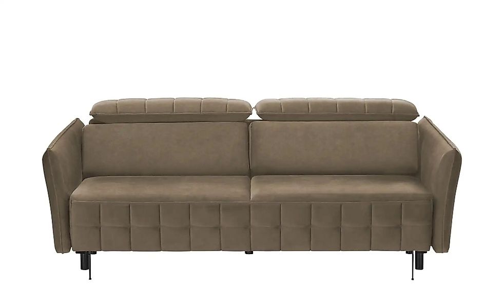 smart Schlafsofa mit verstellbaren Kopfstützen Momoka ¦ braun ¦ Maße (cm): günstig online kaufen