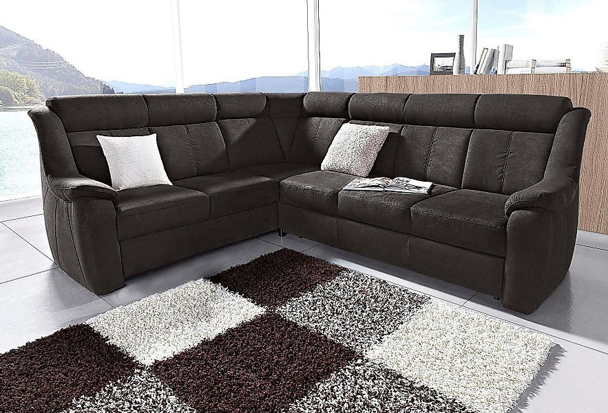 sit&more Ecksofa "Basel L-Form", wahlweise mit Relaxfunktion günstig online kaufen