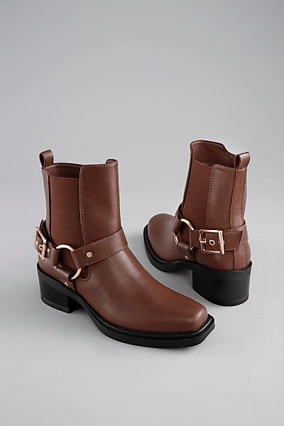Aniston SHOES Westernstiefelette, Cowboyboots, Blockabsatz, mit Stretcheins günstig online kaufen