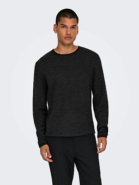 ONLY & SONS Strickpullover "ONSERIC REG 12 STRUC CREW KNIT" günstig online kaufen