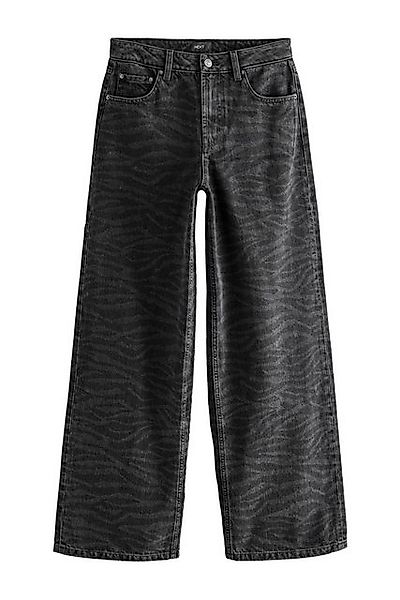 Next Weite Jeans Jeans mit Zebramuster günstig online kaufen