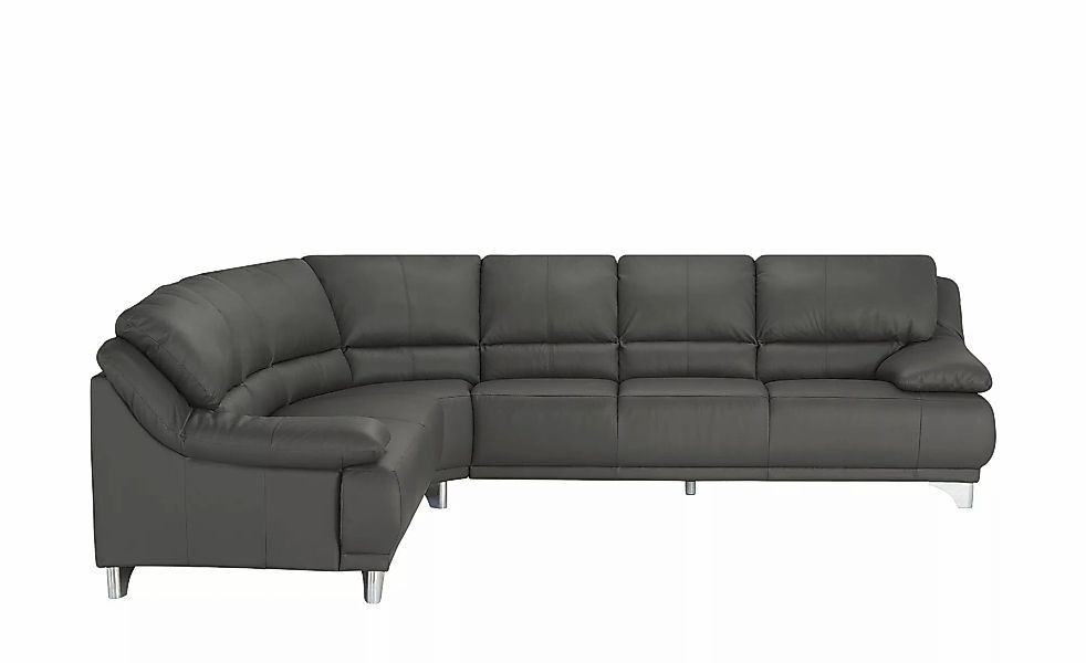 Ecksofa  aus Echtleder Maranello  ¦ grau ¦ Maße (cm): B: 295 H: 87 T: 253.0 günstig online kaufen