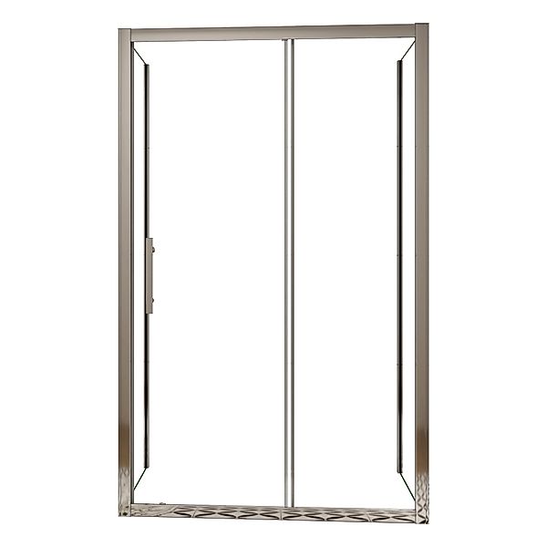 AICA U-Duschkabine 100x190cm Schiebetür mit 80cm 2xSeitenwand Duschtür Ecke günstig online kaufen