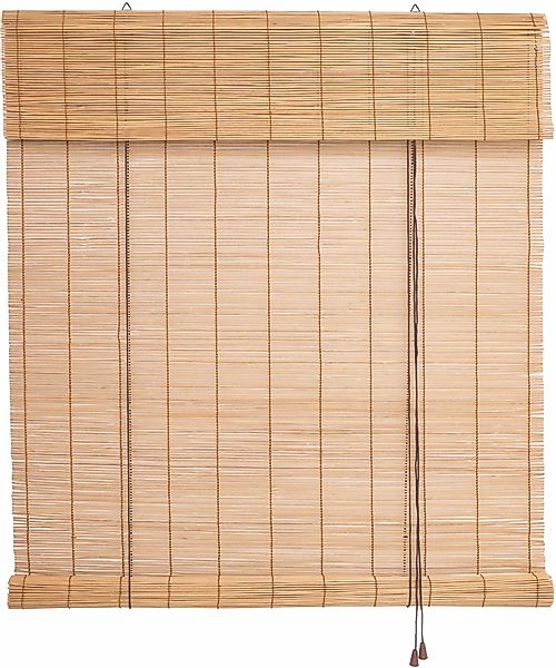 Liedeco Seitenzugrollo "Bambus" Lichtschutz Bambusrollo günstig online kaufen