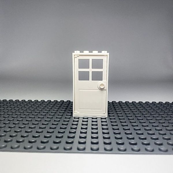 LEGO® Spielbausteine LEGO® Tür 1x4x6 weiße Tür + weißer Rahmen - NEU - 100x günstig online kaufen
