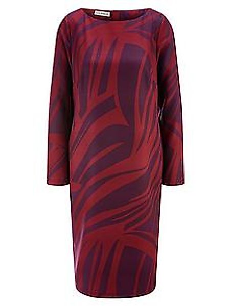 Kleid Rundhals-Ausschnitt Uta Raasch rot günstig online kaufen