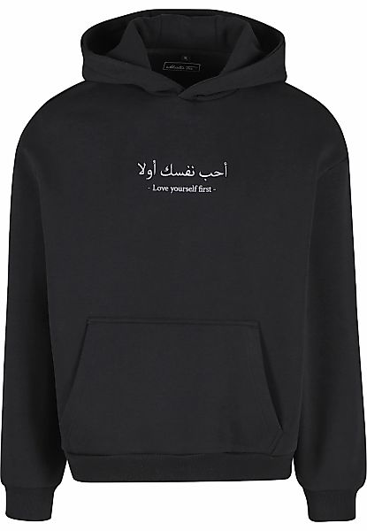 MisterTee Kapuzenpullover "MisterTee Love Yourself First EMB Fluffy Hoody" günstig online kaufen