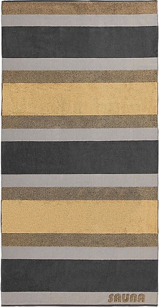 Dyckhoff Saunatuch Saunatuch SaunaStripe, Walkfrottee (1-St) günstig online kaufen