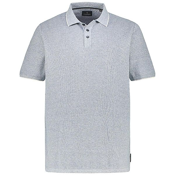 CASA MODA Poloshirt mit Kontrastdetails Farbe jeansblau Größe: 3XL günstig online kaufen