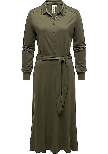 Ragwear Blusenkleid Plantee Modisches Damenkleid mit Taillengürtel günstig online kaufen