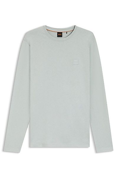 BOSS ORANGE Langarmshirt Tacks mit Markenlogo auf der Brust günstig online kaufen
