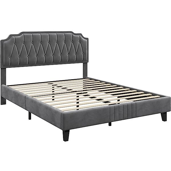 Yaheetech Polsterbett Bettgestell, Doppelbett 140 × günstig online kaufen