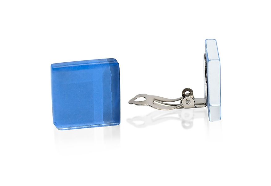 ALEXASCHA Paar Ohrclips Statement Clip Ohrringe ohne Ohrlöcher • Glas Clips günstig online kaufen