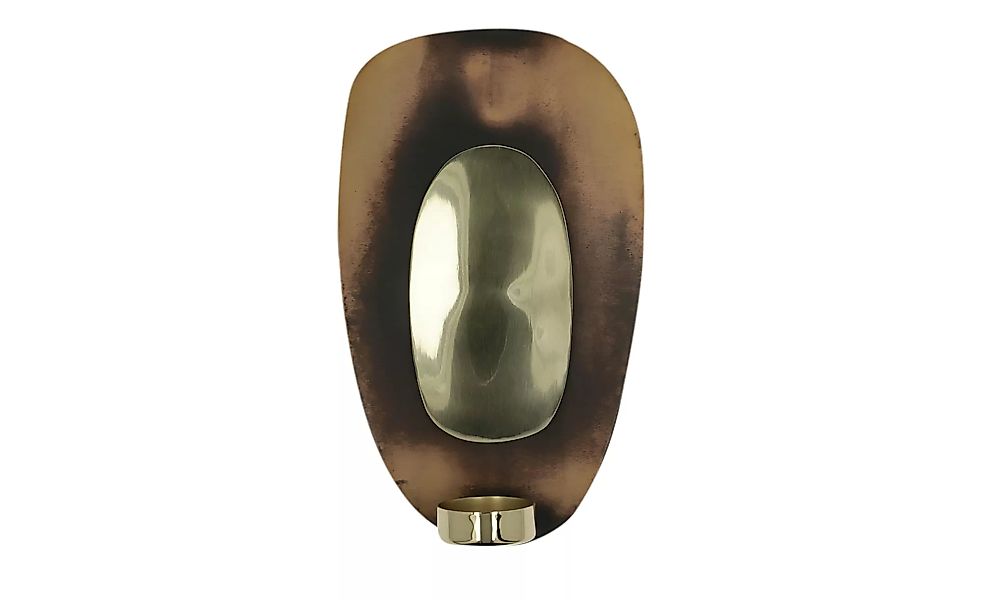 Wandteelichthalter - gold - Metall - 13 cm - 23,5 cm - 7,5 cm - Dekoration günstig online kaufen