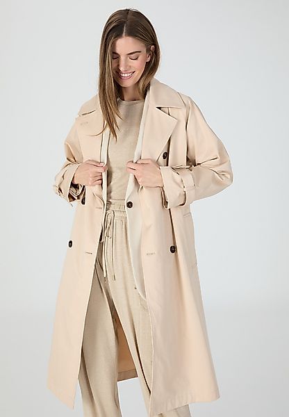 MARC AUREL Trenchcoat aus schimmerndem Baumwoll-Mix günstig online kaufen