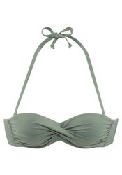 s.Oliver Bandeau-Bikini-Top "Spain" in unifarben mit Wickeloptik günstig online kaufen