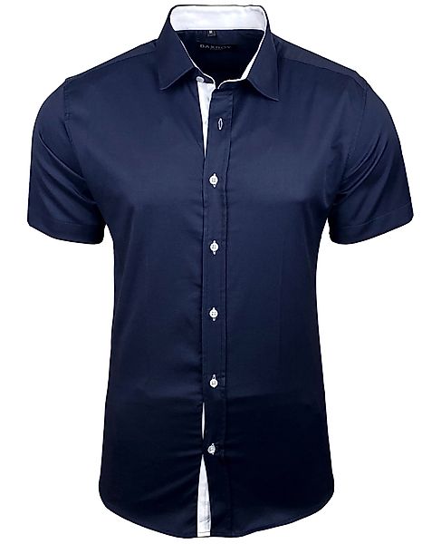 Baxboy Langarmhemd Kurzarmhemd Herren Hemd Bügelleichtes günstig online kaufen