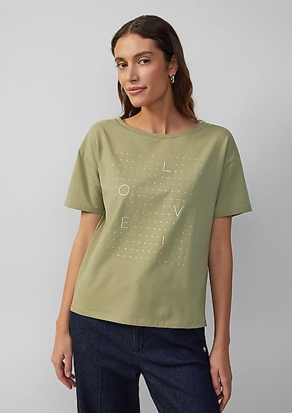 s.Oliver BLACK LABEL Kurzarmshirt T-Shirt mit günstig online kaufen