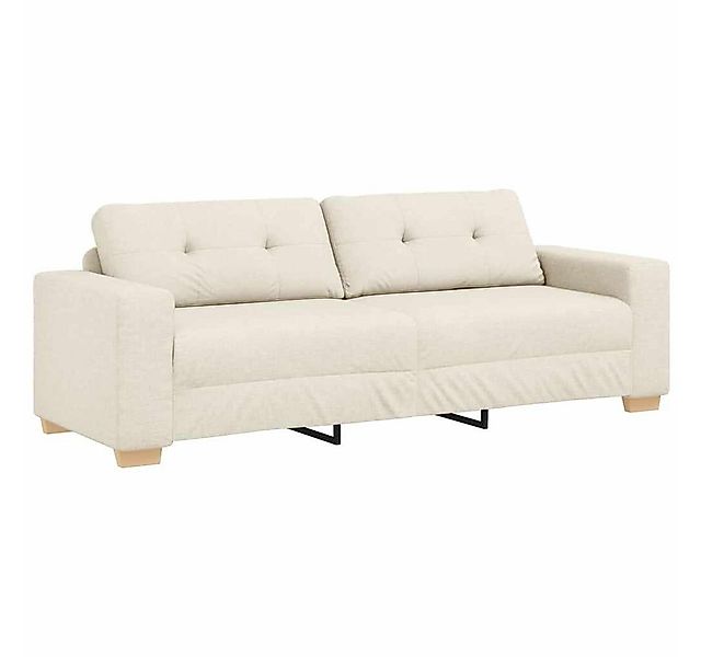 vidaXL Sofa Sofa 3-Sitzer Leinen 180 cm günstig online kaufen