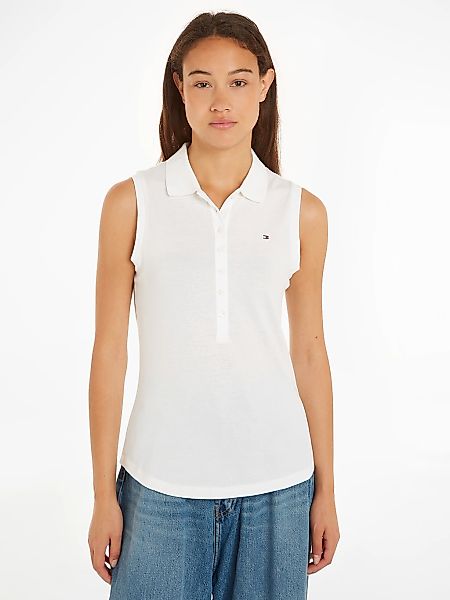 Tommy Hilfiger Poloshirt "1985 SLIM SLEEVELESS POLO", mit Logostickerei günstig online kaufen